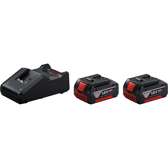 2 x Bosch 1600A016GB ProCORE gba 18v 4.0Ah Lithium Ion Battery & Charger Kit