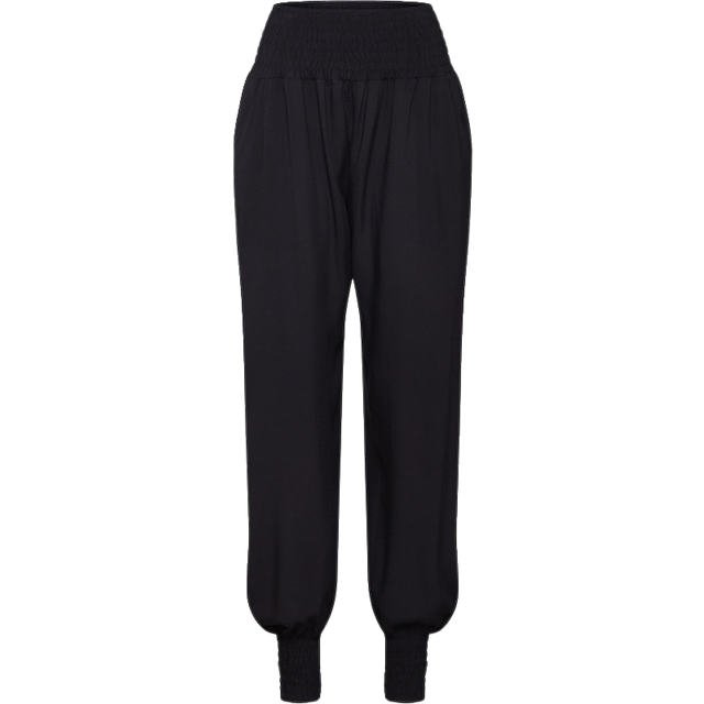 Urban Classics Ladies Sarongbyxor, fashionabla dambyxor med högt snitt, storlekar XS-5XL, finns i tre färger, svart, XL