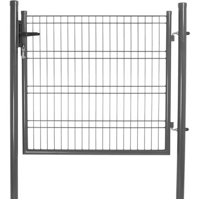 Låge for panelhegn 103 x 118 cm, grå