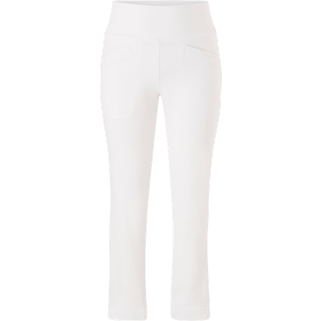 Bitte Kai Rand, Byxor, Dam, M, Bomull, Vita Stretch Slim Byxor Jinzu - white (M)