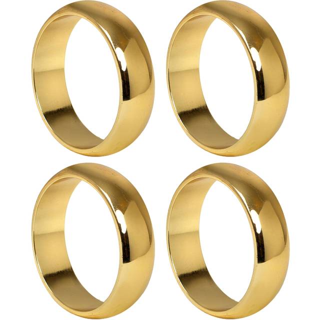 Himla Monaco servettring Ø4 cm 4-pack Brass - Guldfärgad