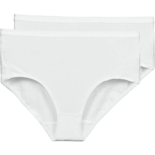 Playtex 2Pack Cotton Knicker Black Black - Playtex - Size: 7XL