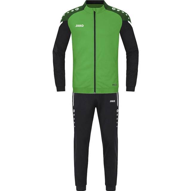JAKO Träningsoverall herr, polyester Performance, mjuk grön/svart, M
