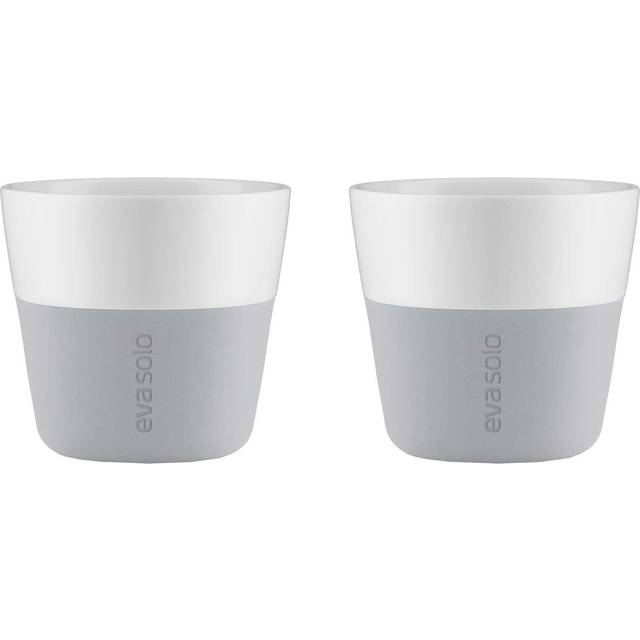 Eva Solo - Colour Grip Lungo Tumbler Set of 2 230ml - elefanten grau/H x Ø 8x8,5cm/spülmaschinenfest - elephant grey (8.0 x &#8960;8.5cm)