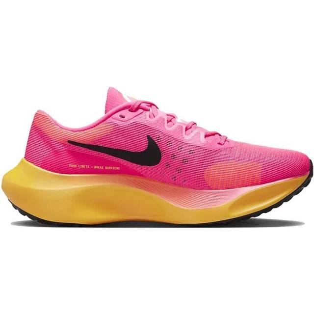 Nike Zoom Fly 5, Sneaker för män, Hyper Pink/Black-Laser Orange, 44.5 EU, Hyper Rosa Svart Laser Orange, 44.5 EU