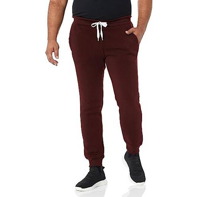 Southpole Men's Basic Active Fleece Jogger Pants-Regular and Big & Tal