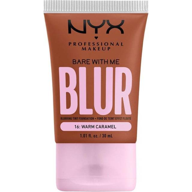 NYX Professional Makeup Bare With Me Blur Tint Foundation 16 Warm Caramel (30 ml)