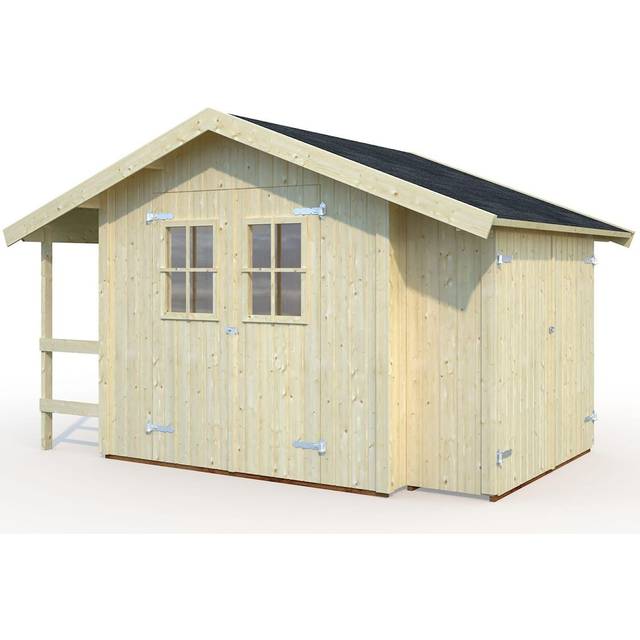 Palmako Marcus Förråd 7 m²/inv. 6,5 m², obehandlad