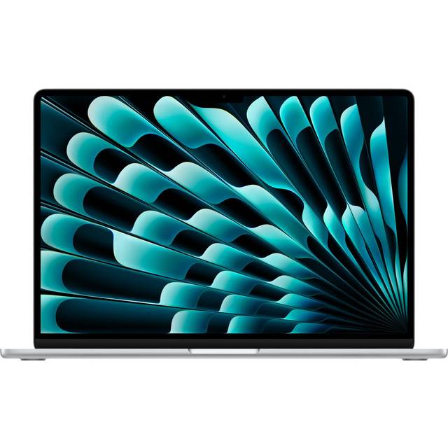 Apple 2023 MacBook Air med M2-chip: 15,3-tums Liquid Retina-skärm, 8 GB RAM-minne, 512 GB SSD-lagring, bakbelyst tangentbord, FaceTime HD-kamera med 1080p; midnattsblå