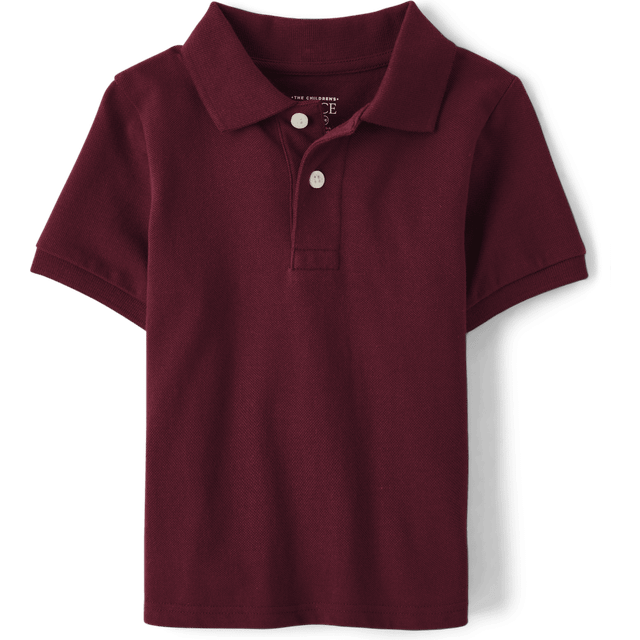The Children's Place boys Short Sleeve Polo Shirt  Redwood  4T US