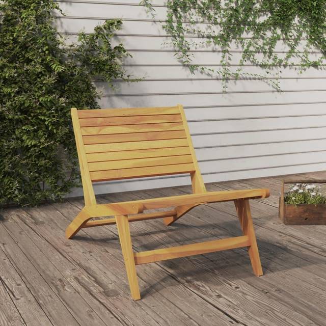 vidaXL Garden Chair Solid Wood Teak - Brown