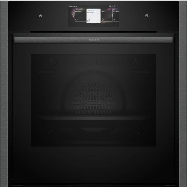 NEFF Slide&Hide N90 B64VT73G0B Electric Pyrolytic Smart Oven - Graphite, Silver/Grey