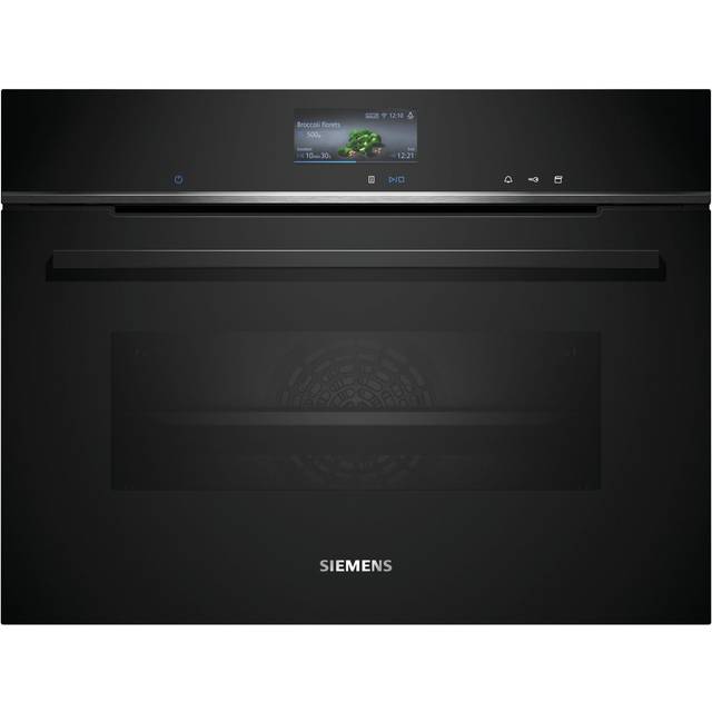 Siemens iQ700 CS736G1B1 - Ugn - med ångfunktion - inbyggd - Wi-Fi - nisch - bredd: 56 cm - djup: 55 cm - höjd: 45 cm - med självrengöring - Klass A+