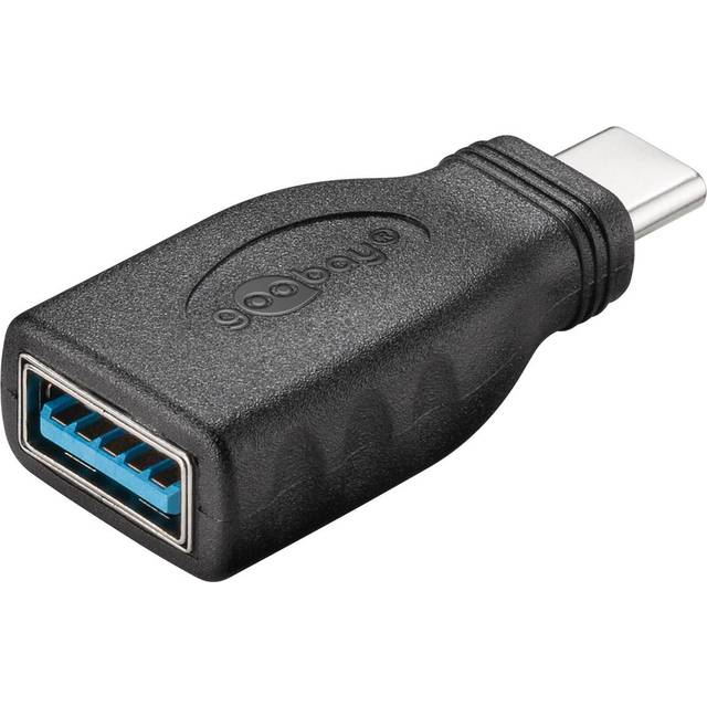 Goobay - USB 3.2 GEN 1 (USB 3.0) Adapter - USB-C auf USB-A - 5Gbit/s - USB-Adapter - USB-C (M) auf USB-A (F) (Bus) Adapter - 5Gbit/s - GEN 1 - schwarz