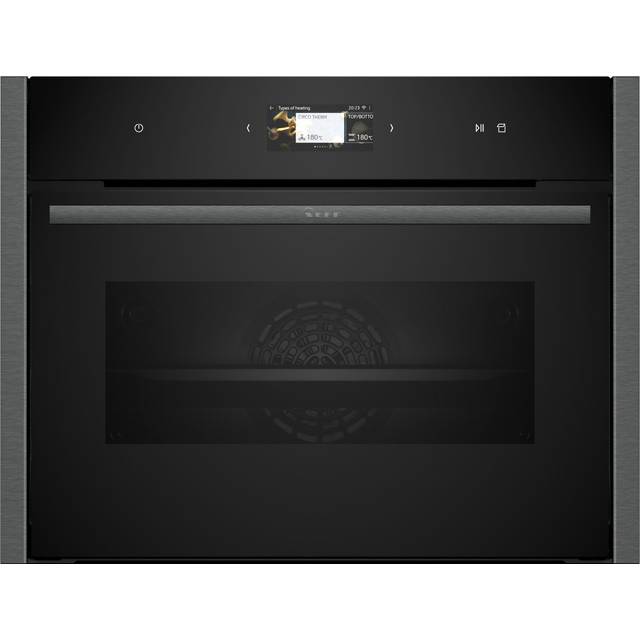 NEFF C24FS31G0B Black / Graphite Built In Steam Combi Oven - Sale