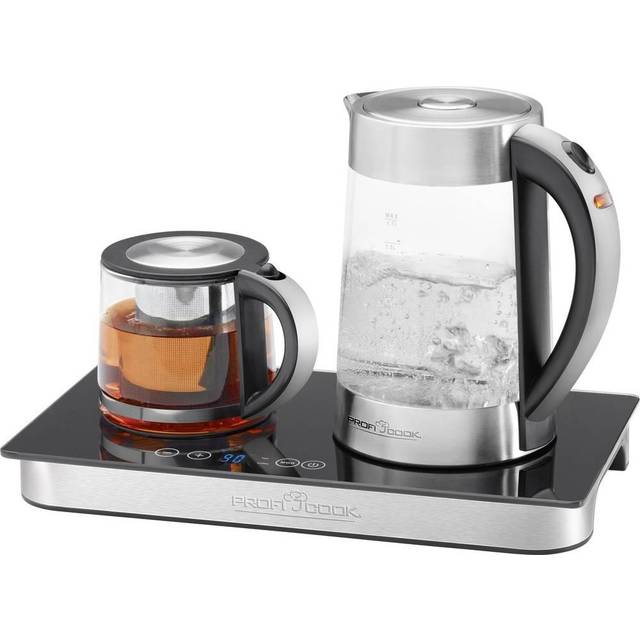 ProfiCook TKS1056 - Frukostset - 3 i 1-2200 Watt - Touchkontroller - Silver och svart färg