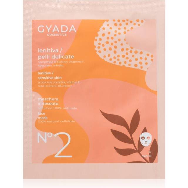 Gyada Cosmetics Cosmetics Soothing Beroligende ansigts sheetmaske sensitiv hud
