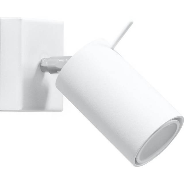 1 - Light Wall Spotlight - White (15cm H X 8cm W X 16cm D)