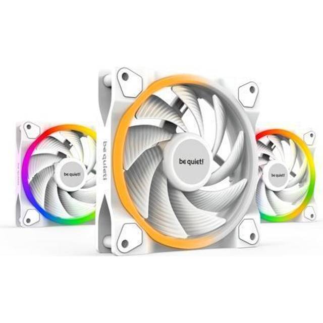 be quiet! Light Wings ARGB 120mm PWM Fan White - Triple Pack