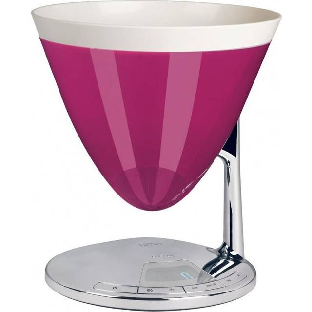 Bugatti Uma Kitchen Scales + Timer - Chrome - Silver