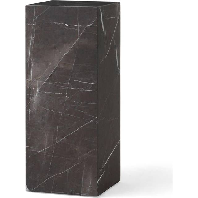 Audo Copenhagen Plinth Pedestal H: 75 cm - Grey Marble Kendzo