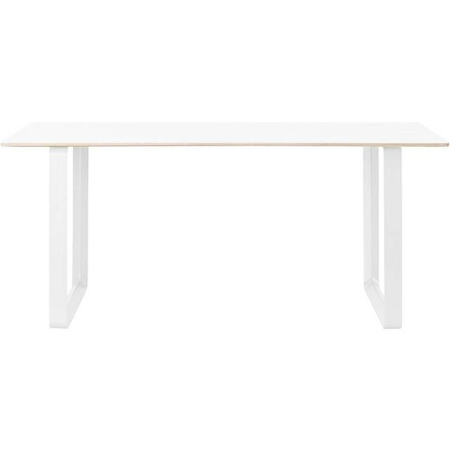 Muuto 70/70 dining table 170x85 cm White laminate-Plywood-White