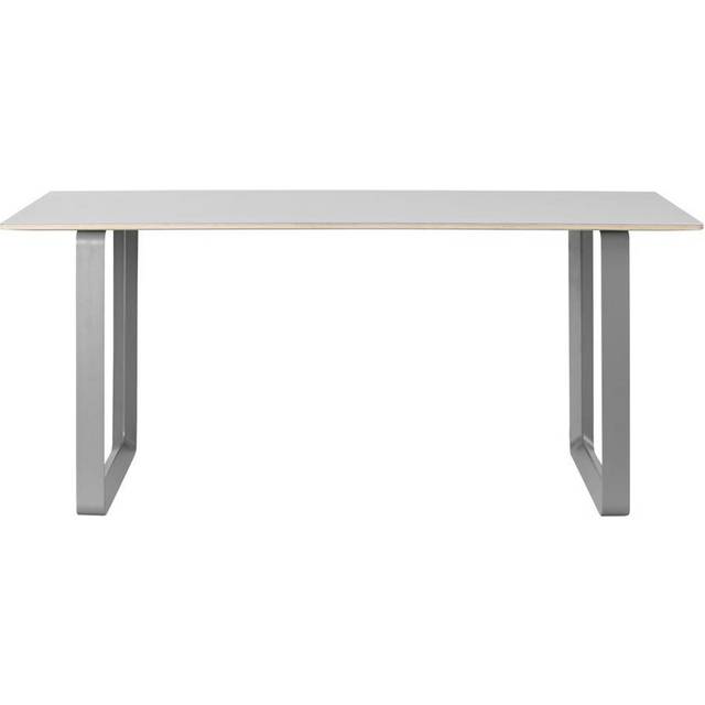 Muuto 70/70 matbord 170x85 cm Grey linoleum-Plywood-Grey