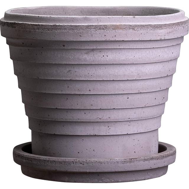 Bergs Potter - Planet Kruka Med Fat Ø21 Cm - Grå