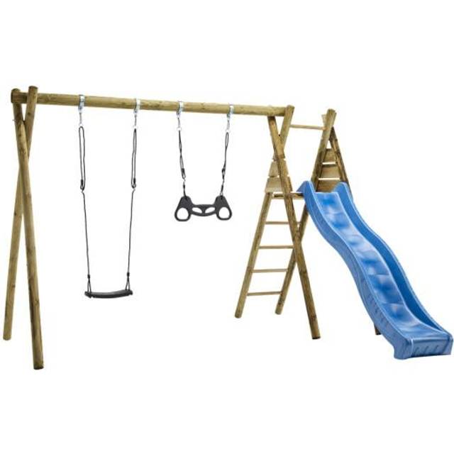 Nordic Play Swing Set incl 1 Swing1 Trapeze Fitting & 1 slide