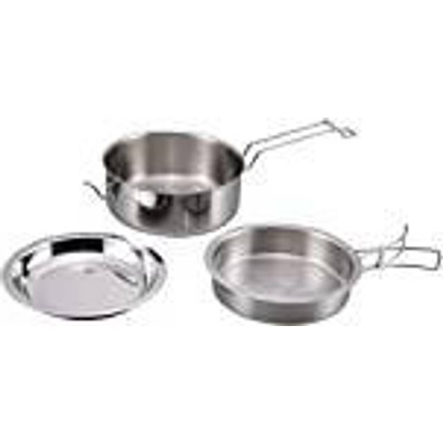 Origin Outdoors - Edelstahlkochset snap-Pack - Kastrull grå