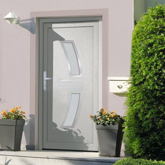 vidaXL 98x208 PVC Yderdør H (x)