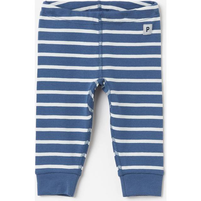 Striped Baby Leggings - Blue - 4-6m x 68