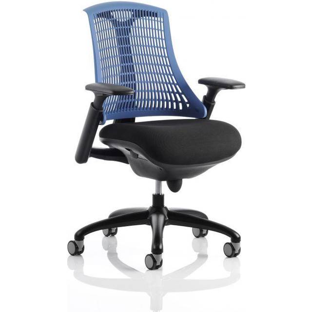 Flex | Task Operator Chair Black Frame Blue Back | 945 x 690 x 680 mm - Blue/Black