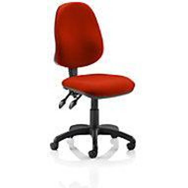 Eclipse Plus II Lever Task Operator Chair Bespoke Colour Seat Ginseng Chilli