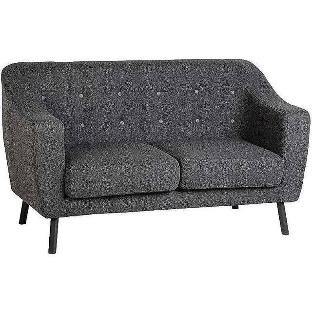 Seconique Ashley Grey Fabric 2 Seater Sofa