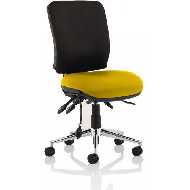 Chiro Medium Back Bespoke Colour Seat Senna Yellow No Arms