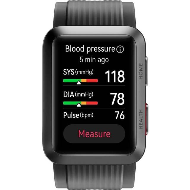 HUAWEI WATCH D Smartwatch, tracker med blodtryck, hjärthastighet, sömn och SPO2-skärm, 24/7 stressövervakning, huddetektering, 70+ träningslägen, 7 dagars batterilivstid, tysk version
