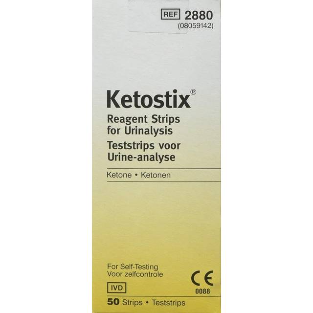 Ketostix, reagensstickor 50 styck
