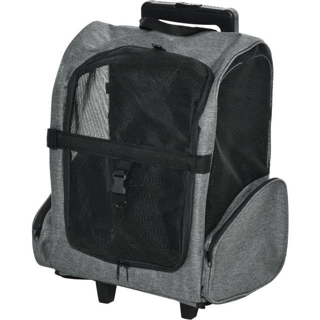 PawHut Pet Travel Backpack with Trolley Grey