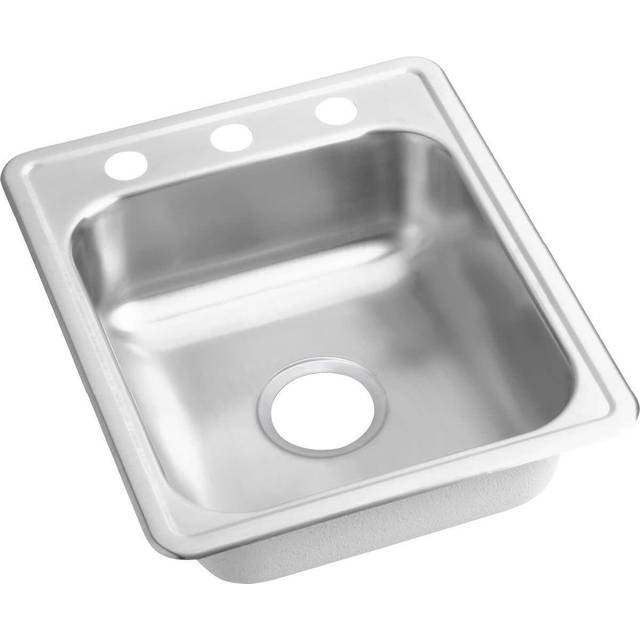 Elkay Dayton Stainless Steel 17 x 211/4 x 61/2  Single Bowl Top Mount Bar Sink