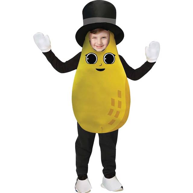 Mr. Peanut Child Baby Nut Kid's Costume - Black&#47;Yellow&#47;White (3T/4T)