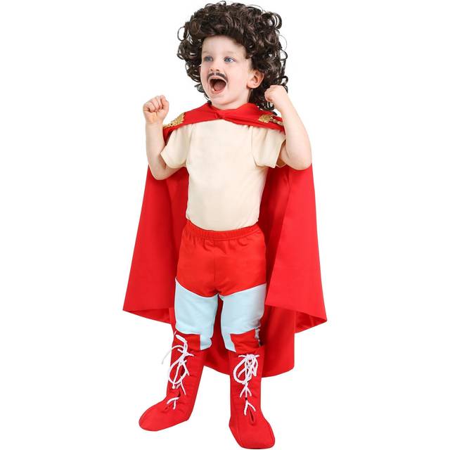 Nacho Libre Boys Costume for Toddlers - Red&#47;Skin Color (2T)