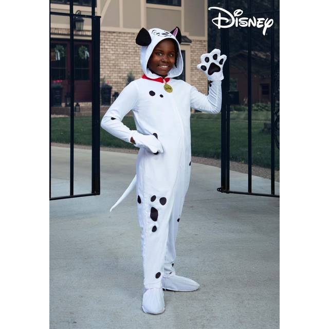 101 Dalmatians Lucky Costume Onesie for Kids - Black&#47;Red&#47;White (M)