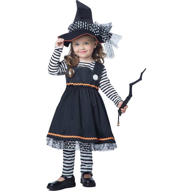 Girl&#39;s Crafty Little Witch Toddler Costume | Kid&#39;s Witch Costumes - Black&#47;White (4/6)