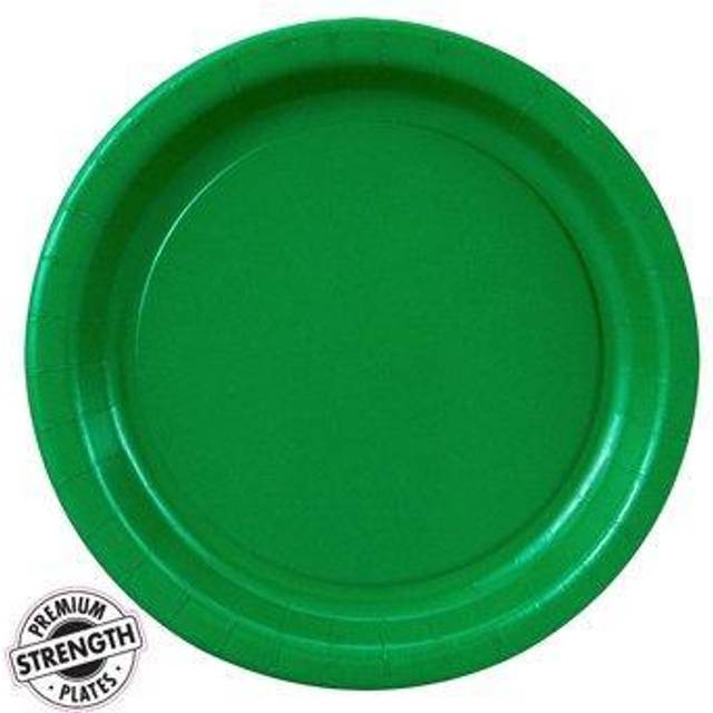 Hoffmaster Group 79112B 7 in. Lunch Plate, Emerald Green - 24 per Case - Case of 10