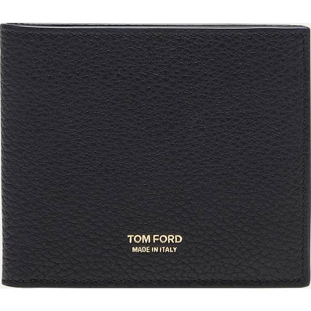 TOM FORD Black Grain Leather Classic Bifold Wallet - BLACK - UNI