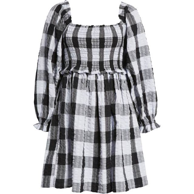 Topshop Woman Mini dress Black Size 2 Cotton