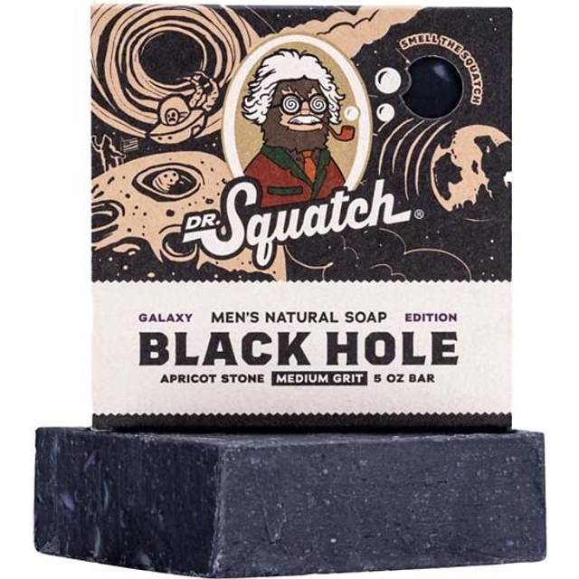 Dr. Squatch All Natural Bar Soap for Men Limited Edition  Black Hole