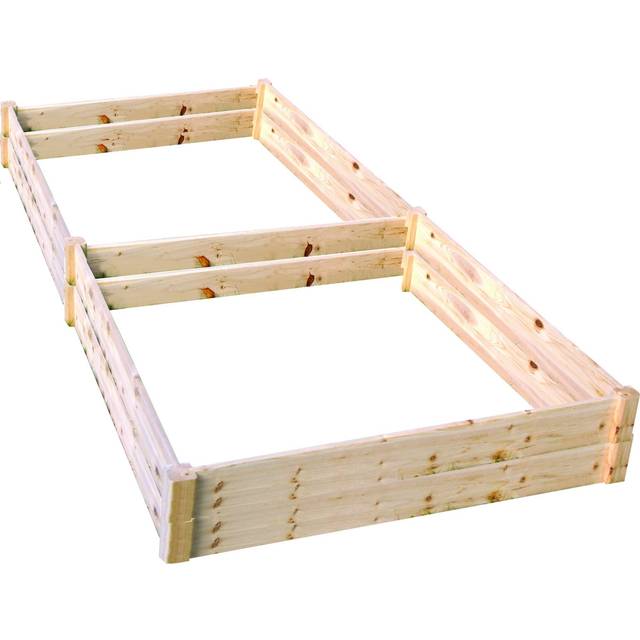 Riverstone Industries Eden RGB-4811 4 Ft. x 8 Ft. x 11 In. Quick Assembly Raised Garden Bed
