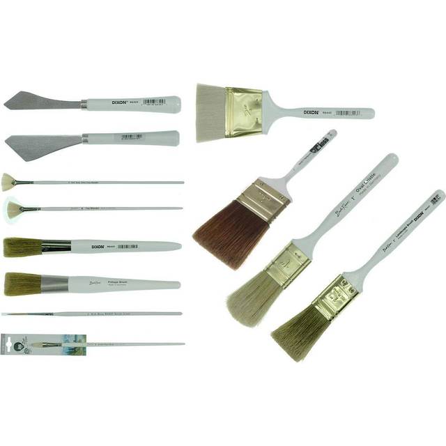 Bob Ross - Landscape Brush Set  Oil Based Painting Tools  12 pieces